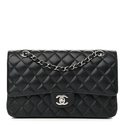 Chanel Caviar Quilted Medium Double Flap Black 1 of 13