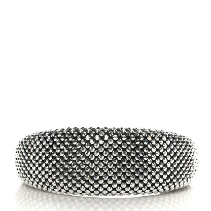 Prada Satin Crystal Embellished Headband Metal 3 of 4