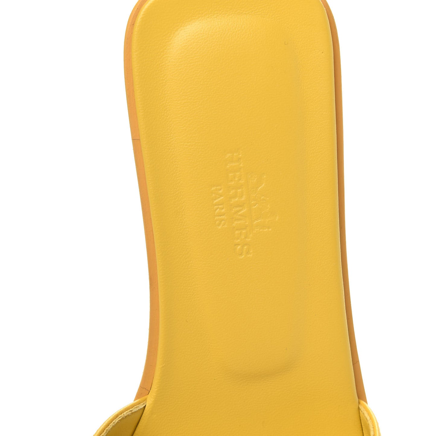 Calfskin Oran Sandals 36.5 Ocre Jaune
