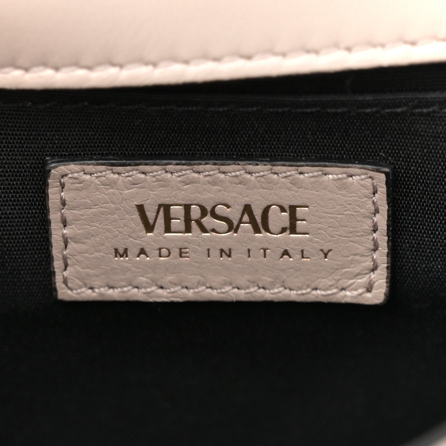 Versace Nappa Quilted Medusa Medium Chain Crossbody Taupe 6 of 10