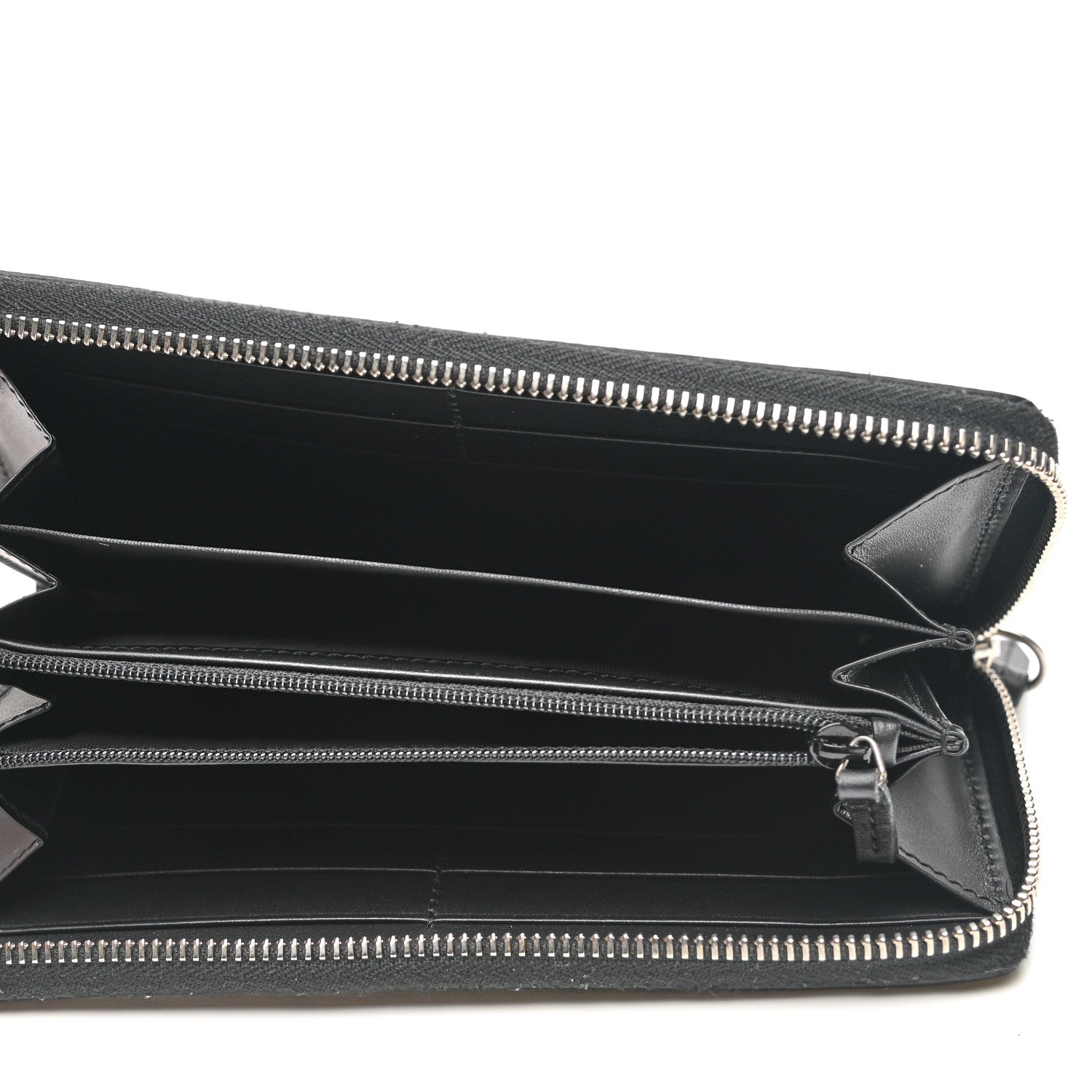 Gucci GG Supreme Monogram Kingsnake Zip Around Wallet Black 5 of 6