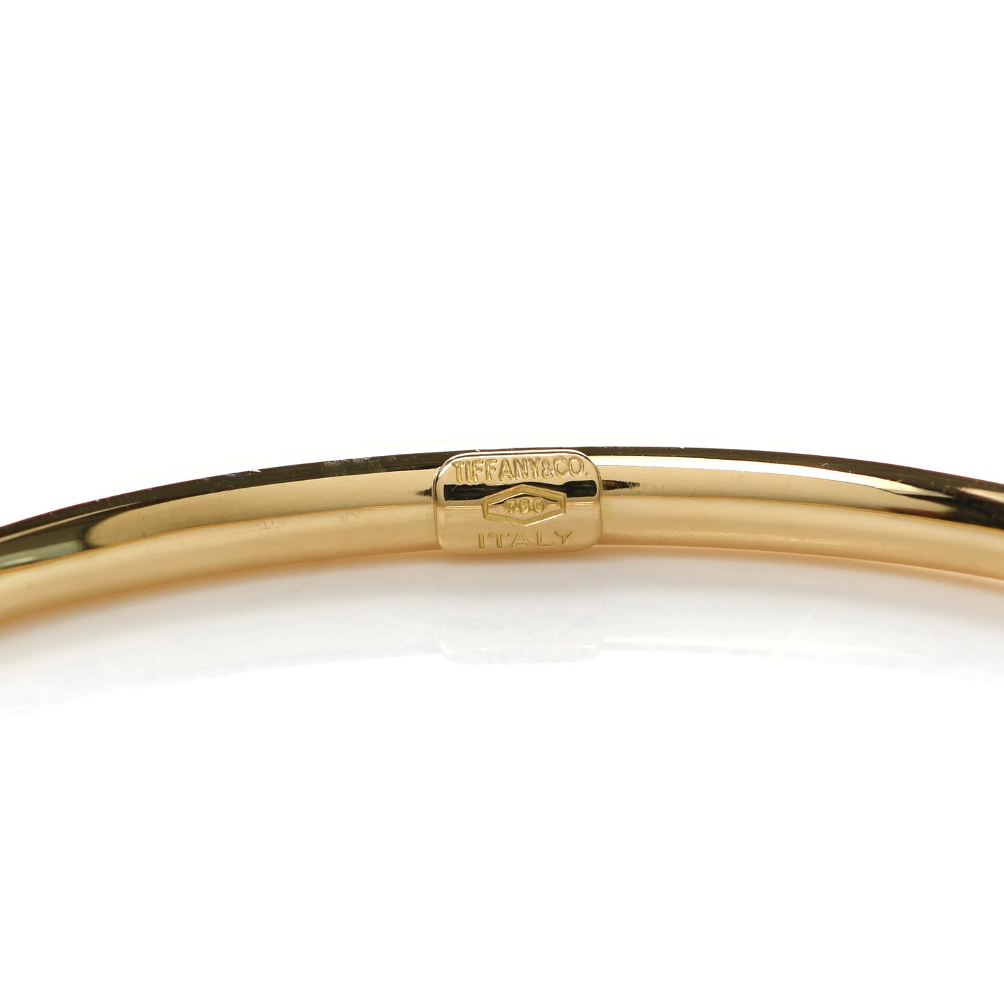 18K Yellow Gold 3mm Bangle Bracelet