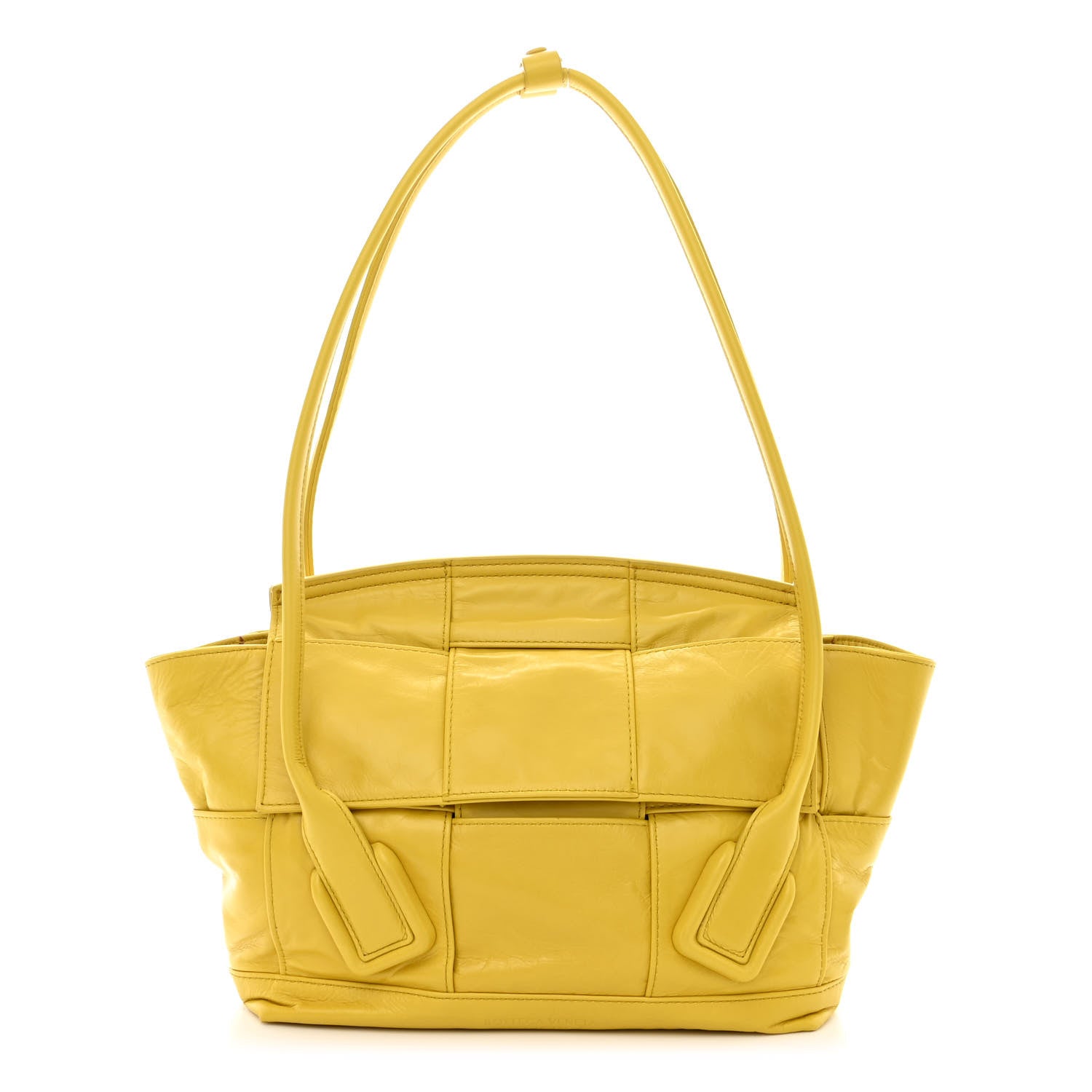 Bottega Veneta Paper Calfskin Maxi Intrecciato Small Arco Mirabelle 1 of 11