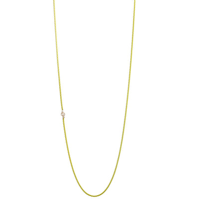David Yurman Stainless Steel Acrylic 14K Yellow Gold Bel Aire Chain Necklace Yellow 5 of 8
