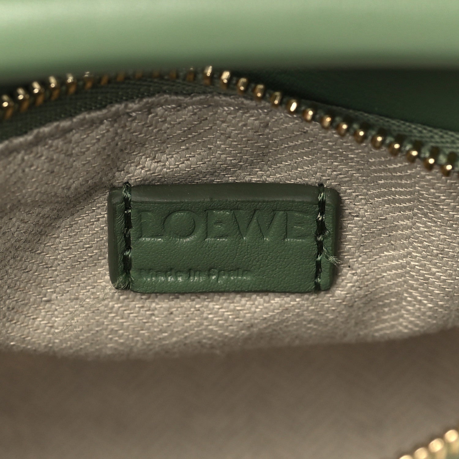 Loewe Calfskin Paula's Ibiza Degrade Mini Puzzle Bag Rosemary Light Oak 5 of 5