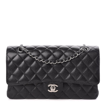 Chanel Caviar Quilted Medium Double Flap Black 1 of 14