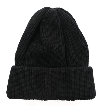 Chanel Cashmere Logo Beanie Hat Black White 3 of 6