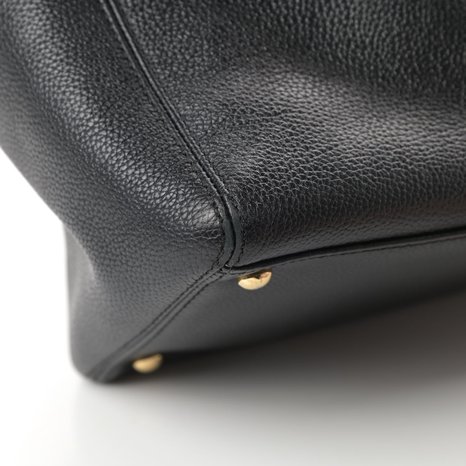 Chanel Calfskin Cerf Executive Shopper Tote Black 14 of 16