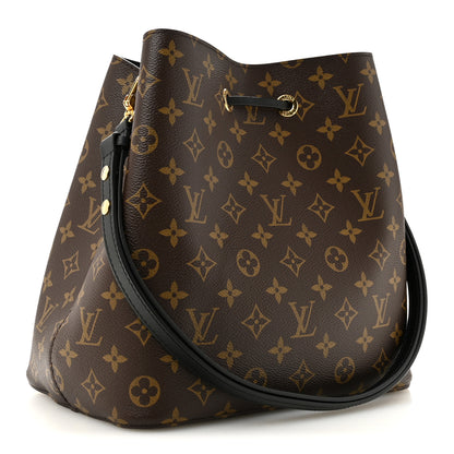 Louis Vuitton Monogram Neonoe MM Black 3 of 11