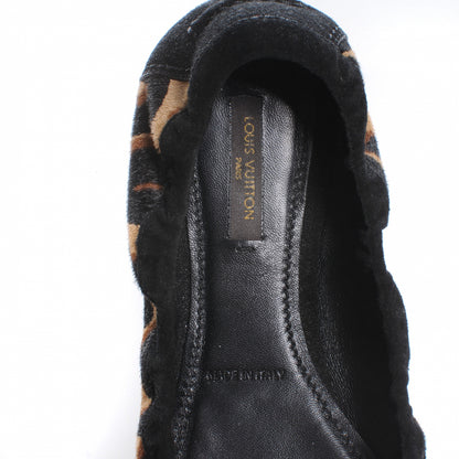 Louis Vuitton Leopard Pony Hair Ballerina Flats 37 7 of 8