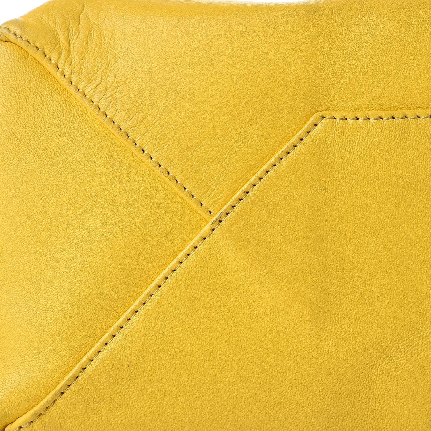 Celine Lambskin Vertical Bi-Cabas White Sun Yellow 27 of 29