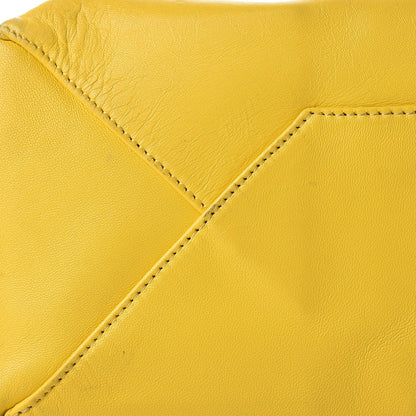 Celine Lambskin Vertical Bi-Cabas White Sun Yellow 27 of 29