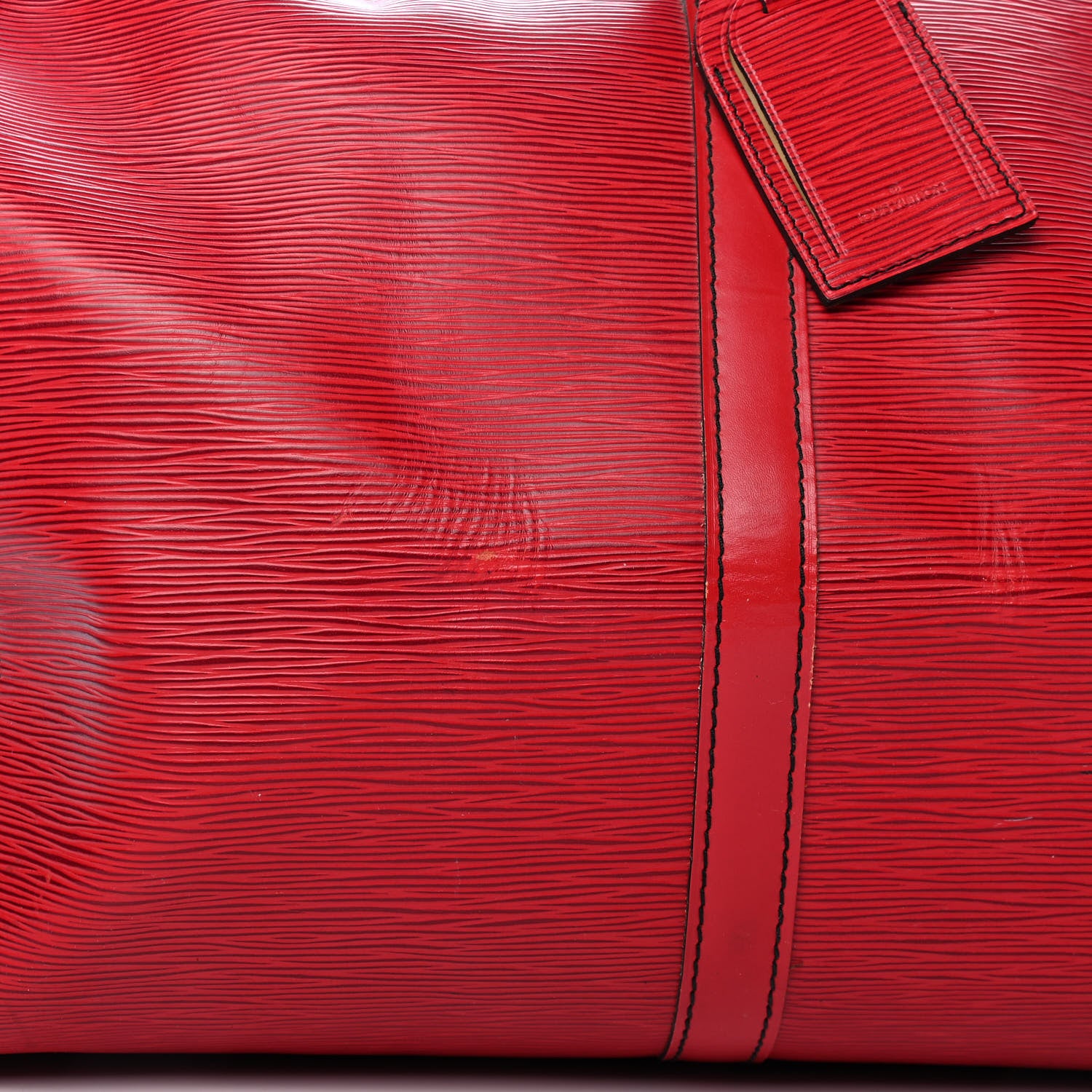 Louis Vuitton Epi Keepall 50 Castillan Red 9 of 10