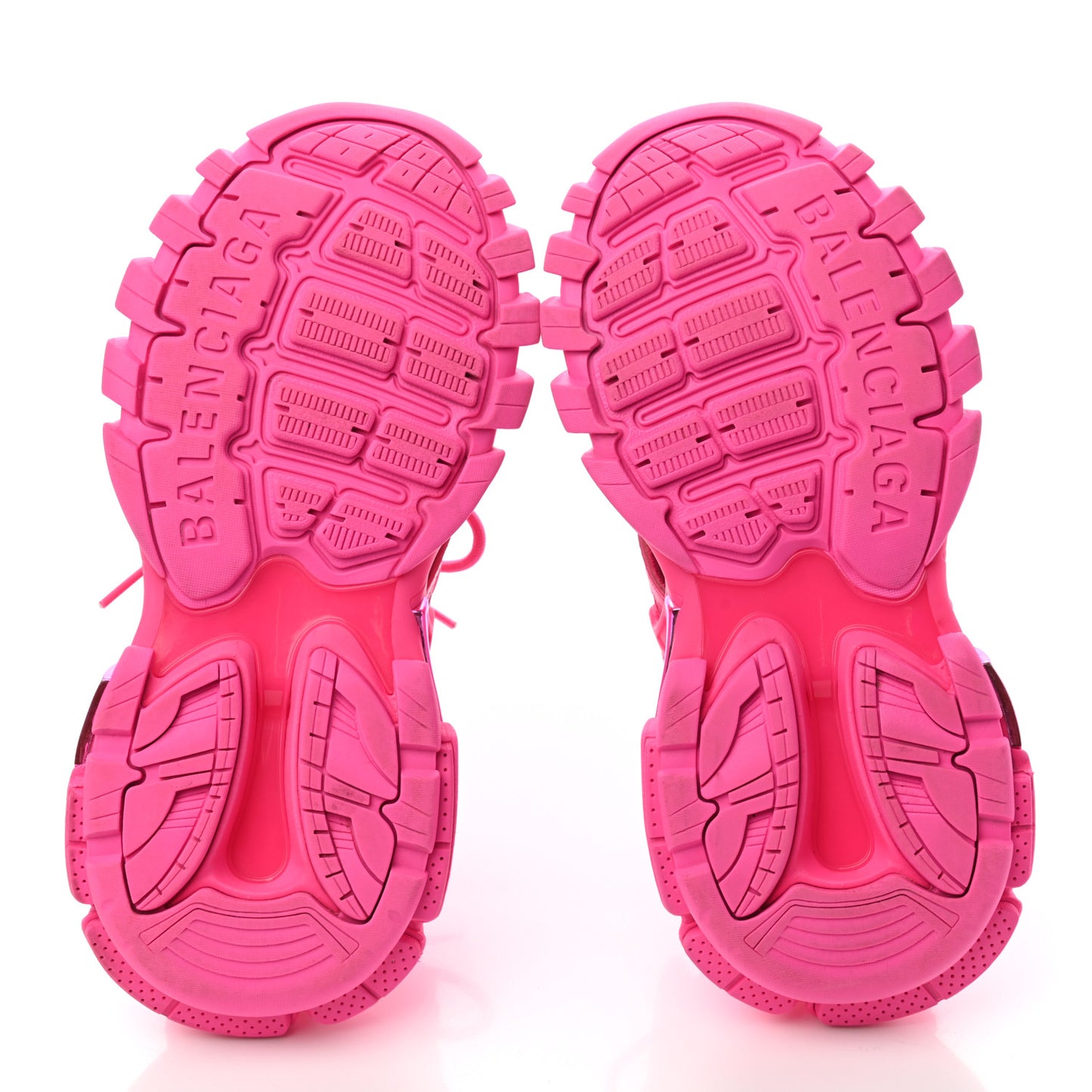 Rubber Mesh Monocolor Womens Track.2 Open Sneakers 36 Fluo Pink