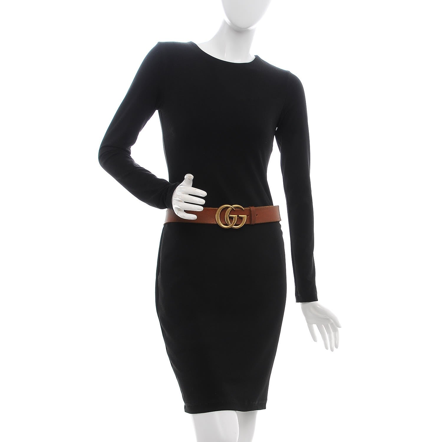 Gucci Faded Calfskin Double G 40mm Belt 90 36 Cuir 2 of 8
