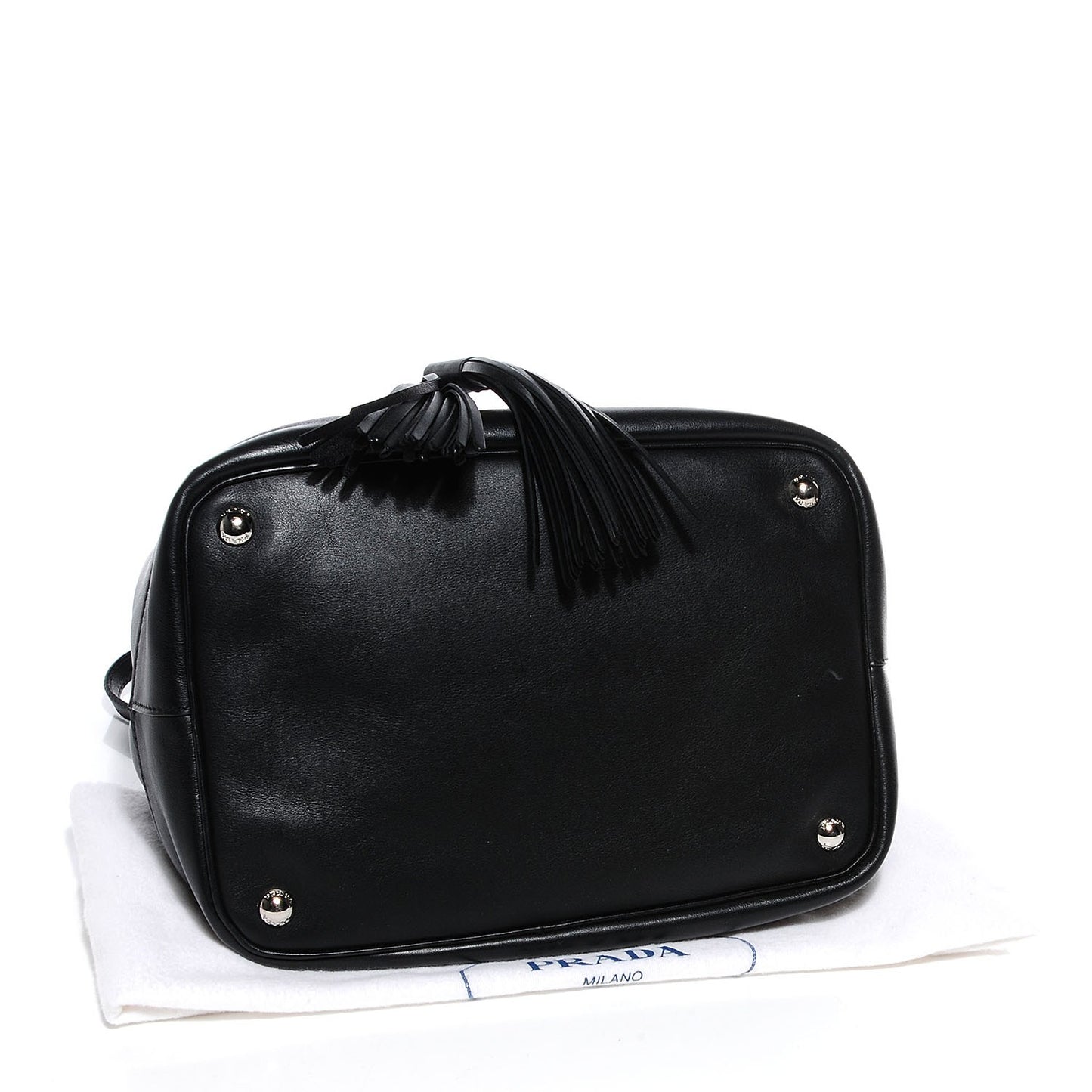 City Calf Bucket Bag Nero Black