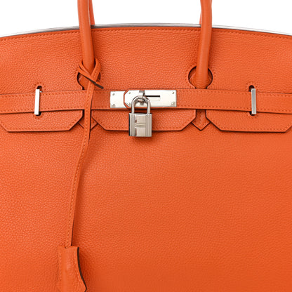 Hermes Togo Birkin 35 Orange 8 of 14