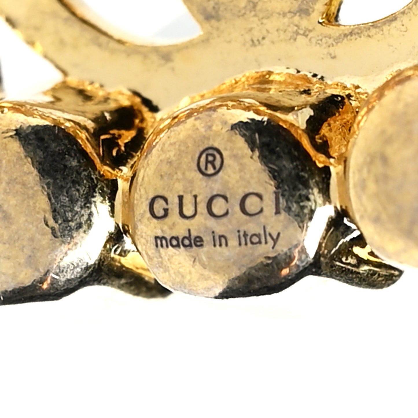 Pearl Double G Choker Gold