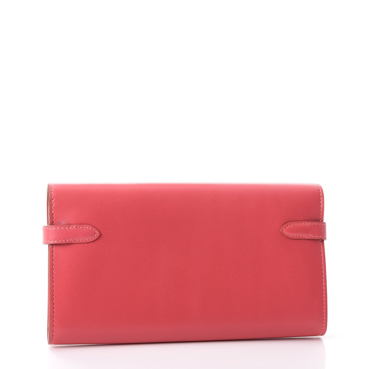Tadelakt Kelly Longue Wallet Rose Lipstick