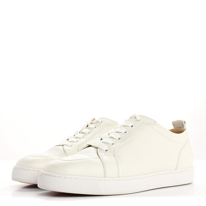 Christian Louboutin Grained Calfskin Rantulow Flat Sneakers 42 Latte 4 of 10