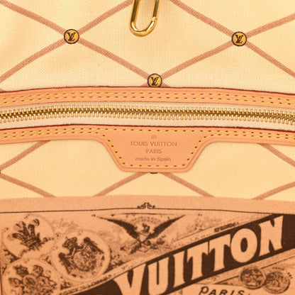 Louis Vuitton Damier Azur Summer Trunks Hawaii Neo Neverfull MM 8 of 10