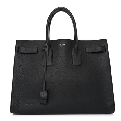 Saint Laurent Calfskin Large Sac de Jour Carryall Black 1 of 12