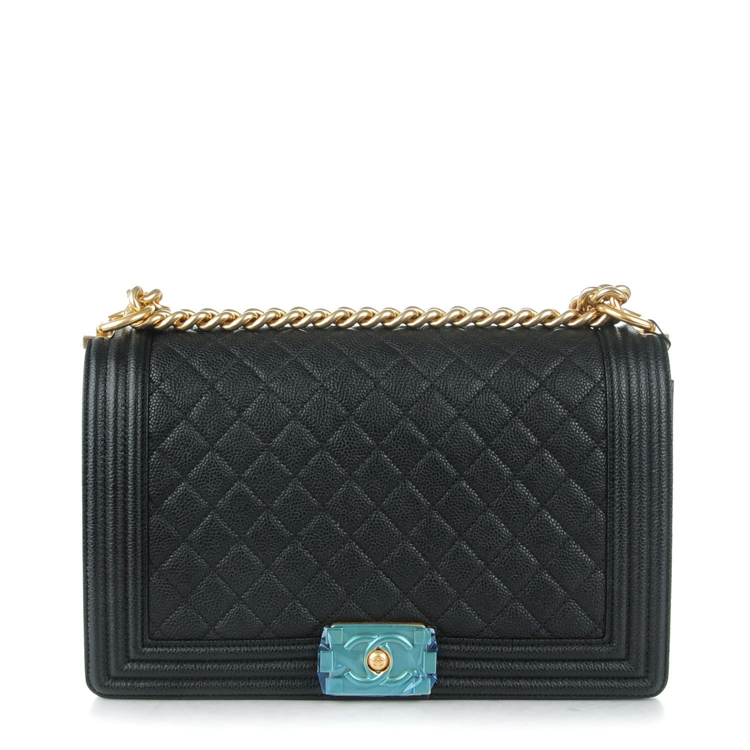 Chanel Caviar Quilted New Medium Boy Flap Black 1 of 8