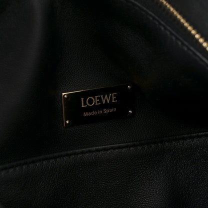 Loewe Lambskin Small Featherlight Puzzle Bag Black 6 of 10