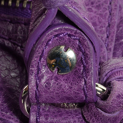 Balenciaga Agneau Giant 12 Silver Hardware Mini City Ultraviolet 7 of 11