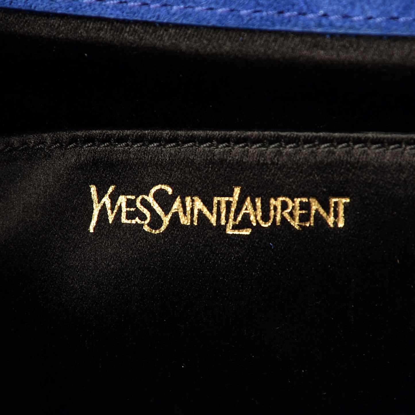 Patent Calfskin Monogram Large Belle De Jour Clutch Royal Blue
