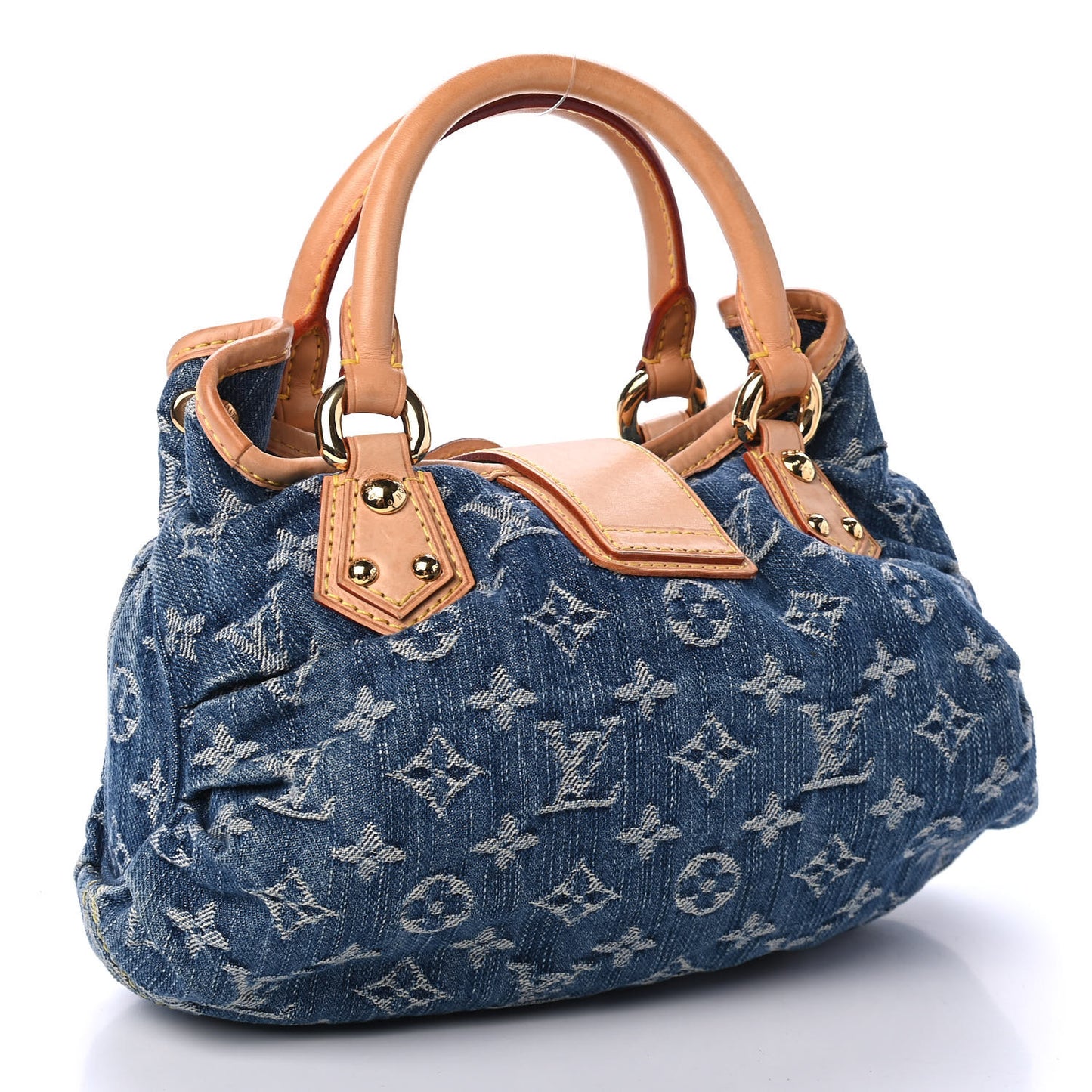 Monogram Denim Pleaty Blue