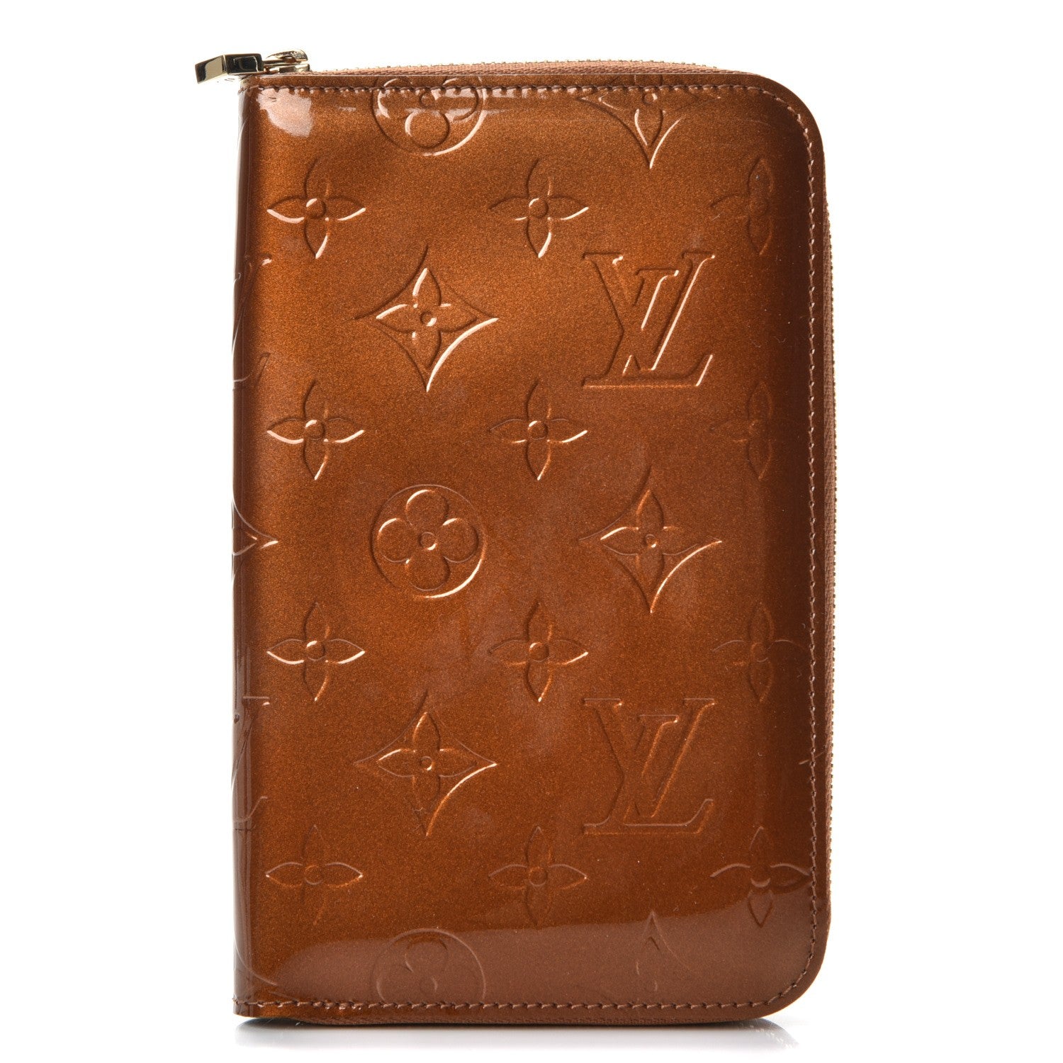 Louis Vuitton Vernis Zippy Compact Wallet Bronze 1 of 8