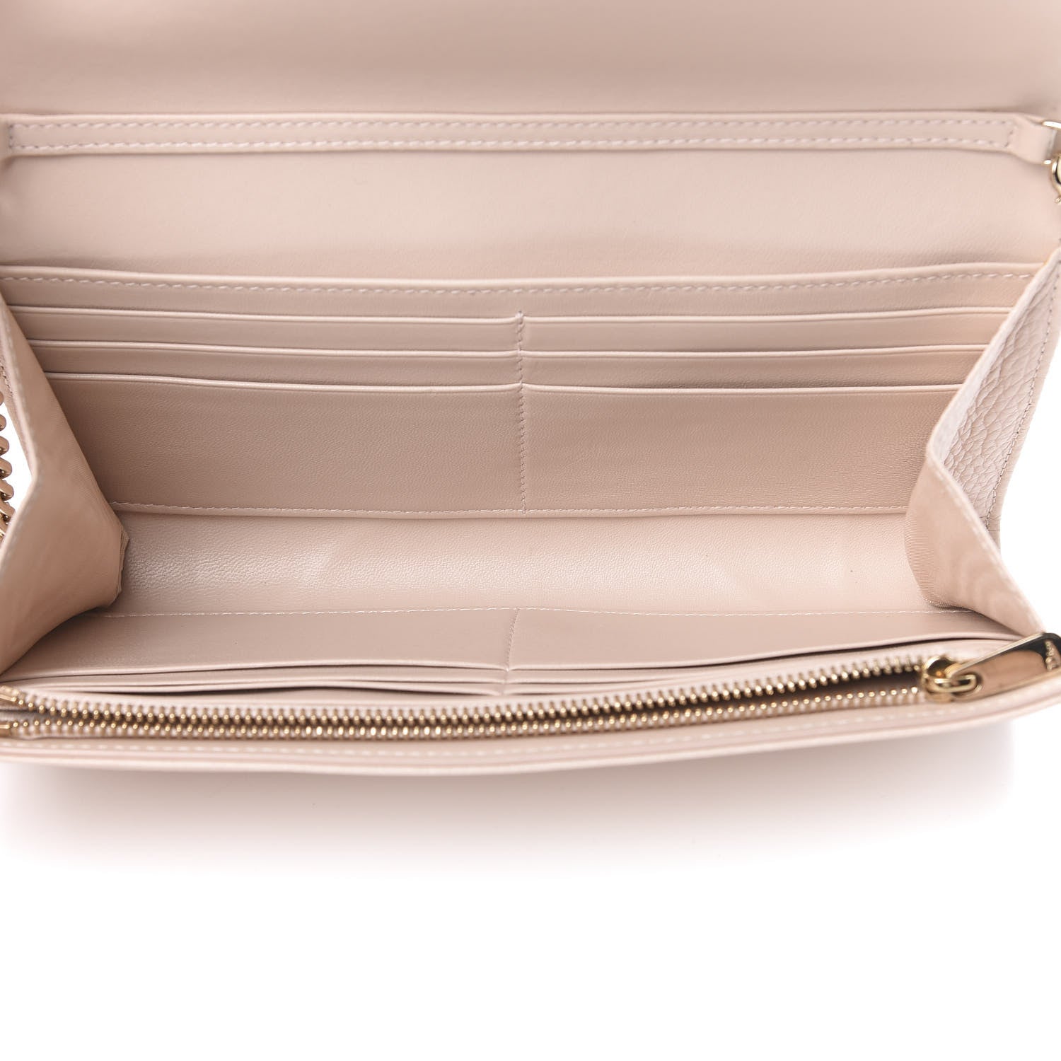 Christian Dior Grained Calfskin Diorama Croisiere Chain Wallet Rose Poudre 5 of 10