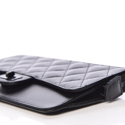 Chanel Aged Calfskin Quilted 2.55 Reissue Pouch With Chain Handle So Black 9 of 11