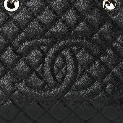Chanel Caviar Quilted XL Grand Shopping Tote GST Black 8 of 12