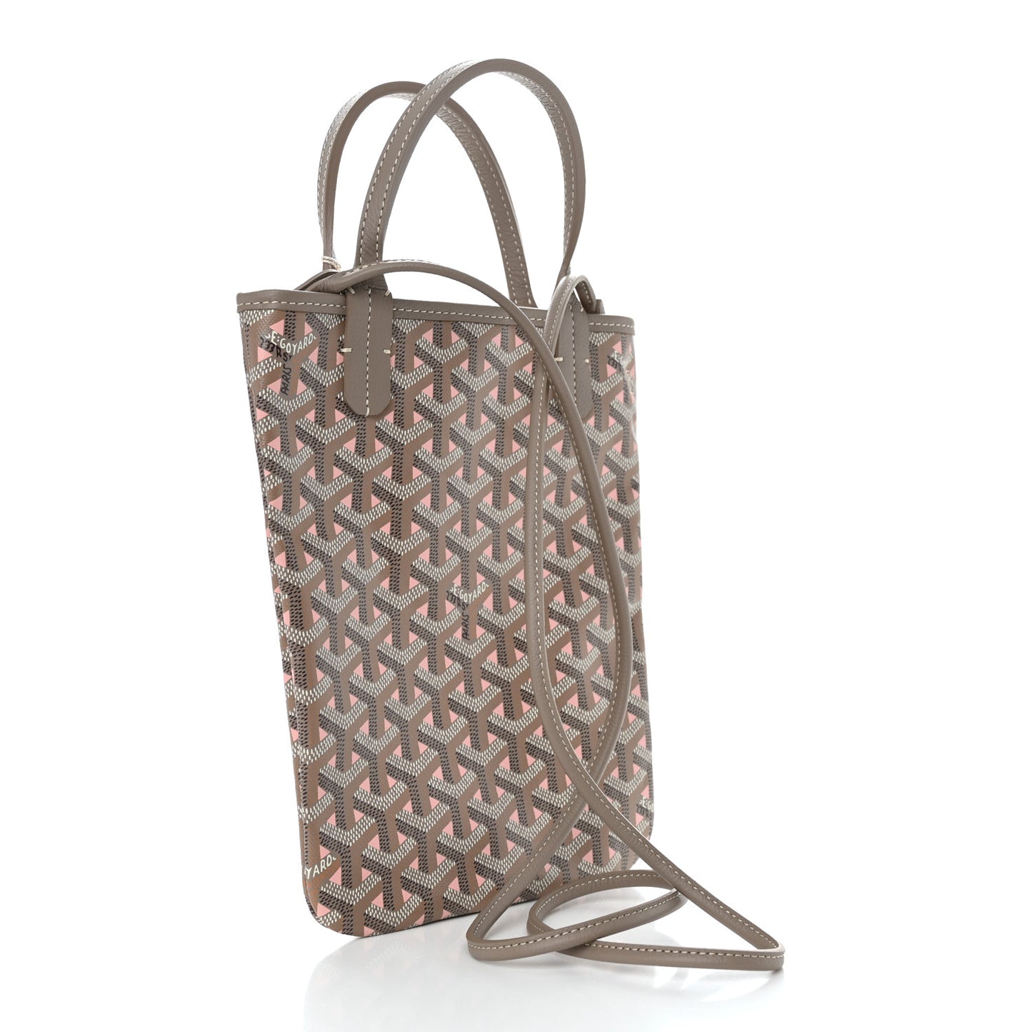 Goyardine Poitiers Claire Voie Tote Grege Powder Pink