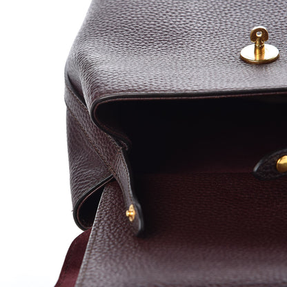 Mulberry Classic Grain Calfskin Mini Bayswater Backpack Oxblood 13 of 13