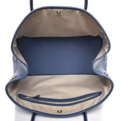 Hermes Vache Country Garden Party Tote 36 MM Bleu Agate 5 of 7