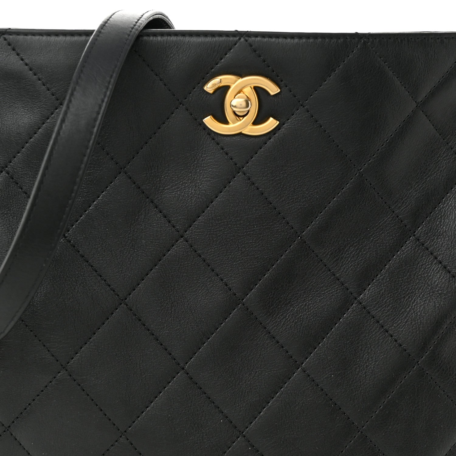 Chanel Calfskin Quilted Framing Chain Hobo Black 8 of 10