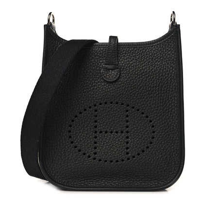 Hermes Taurillon Clemence Evelyne TPM Black 1 of 10