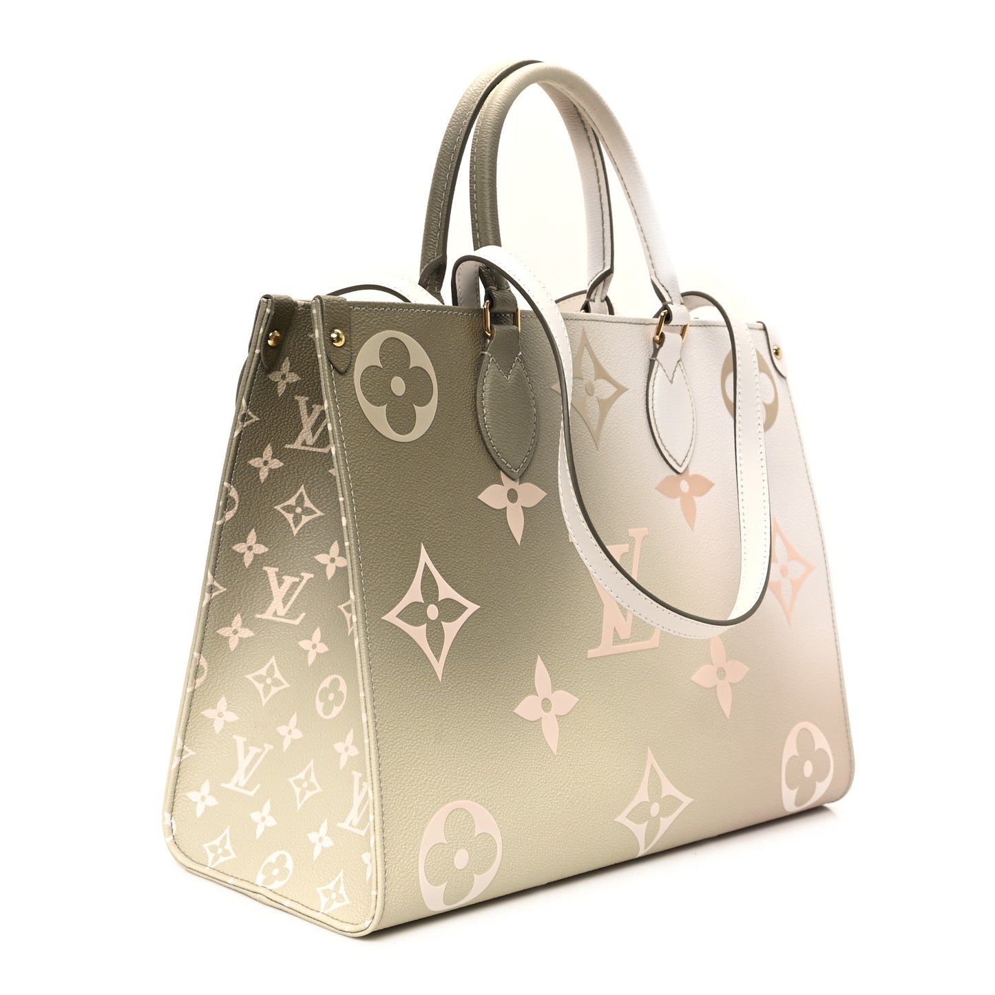Monogram Giant Spring In The City Onthego MM Sunset Kaki