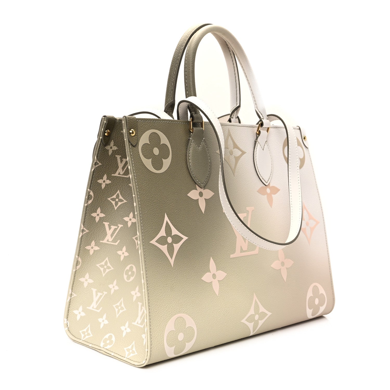 Louis Vuitton Monogram Giant Spring In The City Onthego MM Sunset Kaki 3 of 9