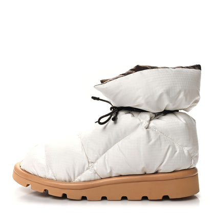Louis Vuitton Nylon Monogram Pillow Comfort Ankle Boot 39 White 1 of 7