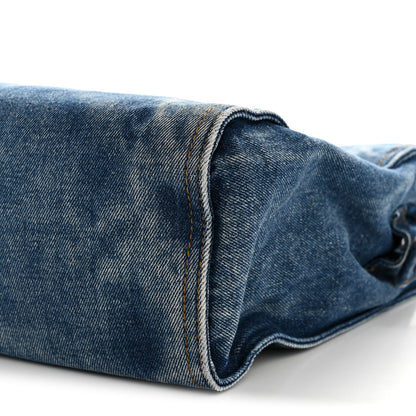 Telfar Denim Medium Shopping Bag Blue 10 of 10
