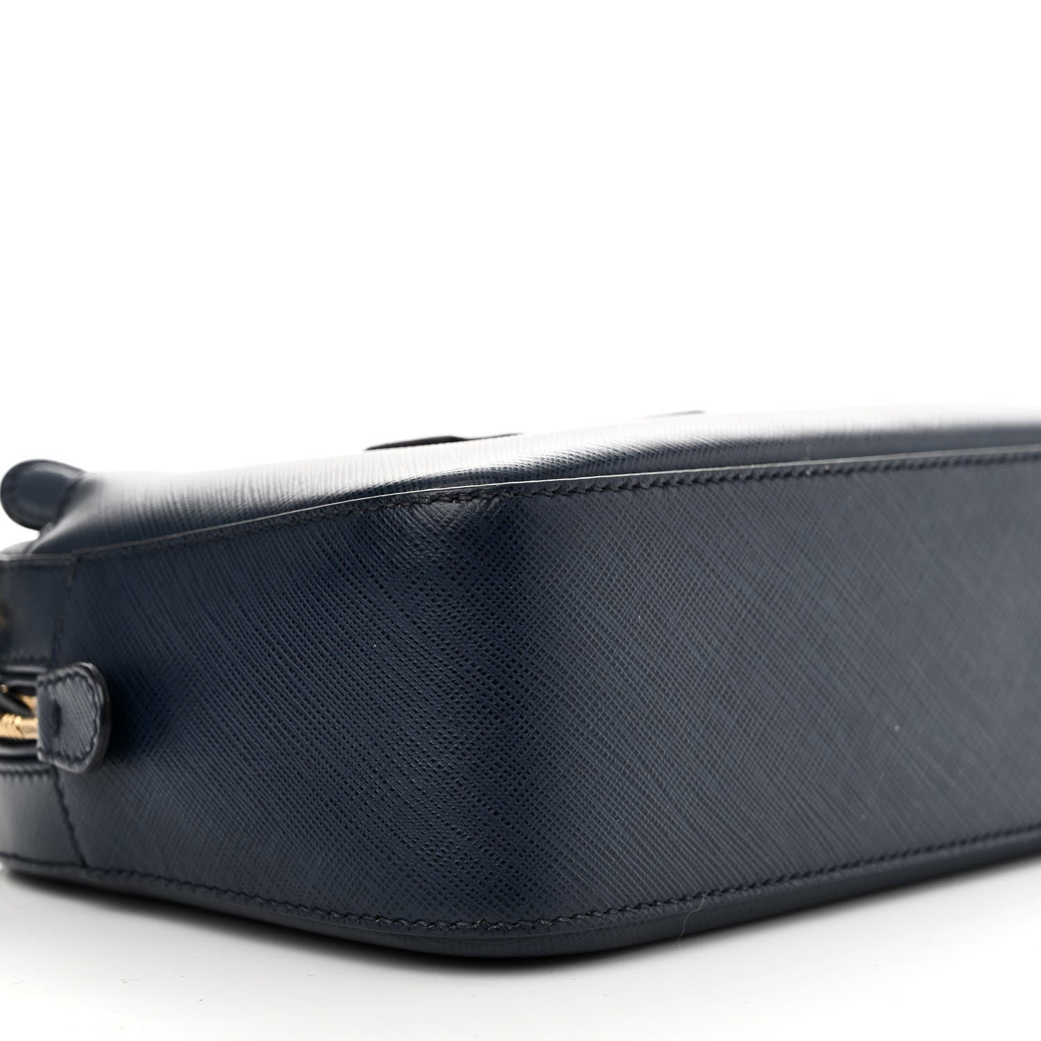 Salvatore Ferragamo Hammered Calfskin Lydia Bow Camera Bag Navy 9 of 11