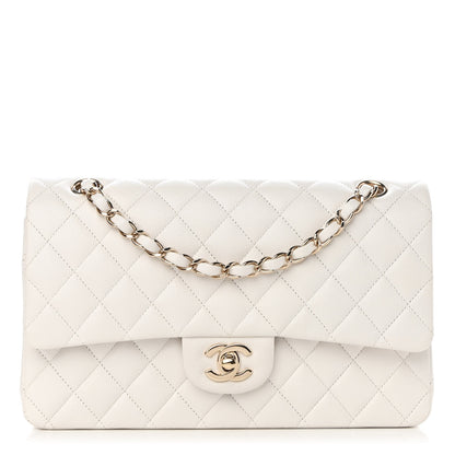 Chanel Caviar Quilted Medium Double Flap White 1 of 12