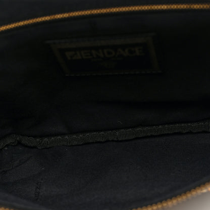 Fendi X VERSACE Nylon Cuoio Romano Fendace FF Baroque Belt Bag Black Gold 5 of 9