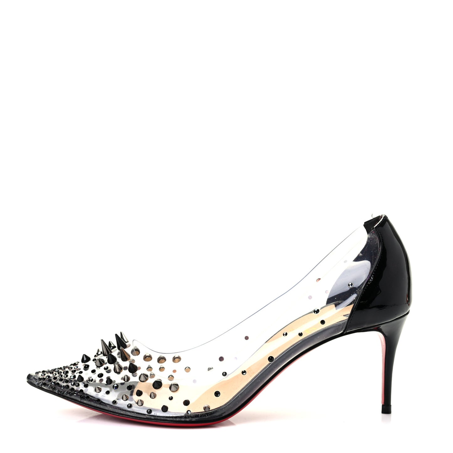 PVC Grotika Spikes 70 Pumps 39 Black Multi