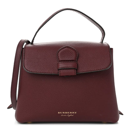Burberry Derby Calfskin House Check Small Camberley Mahogany Red 1 of 9