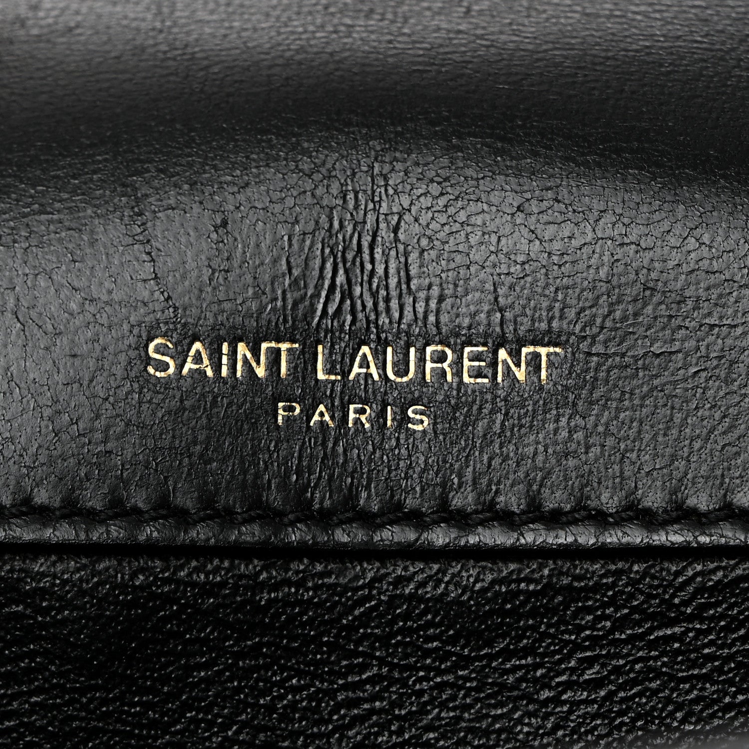 Saint Laurent Lambskin Matelasse Monogram Medium Vicky Chain Bag Black 6 of 11